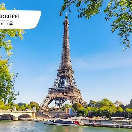 شقة Thebluestay 357 - Apt Near Eiffel Tower - Ac باريس